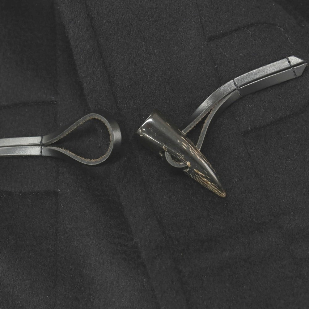 【中古】フィンジャック Finjack カシミヤ ダッフルコート ブラック【サイズ48】【 状態ランクB 】【 メンズ 】