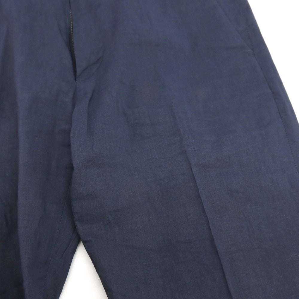 【中古】セオリー theory ストレッチ リネンレーヨン 2つボタンスーツ ネイビー【サイズ上36/下29】【 状態ランクD 】【 メンズ 】