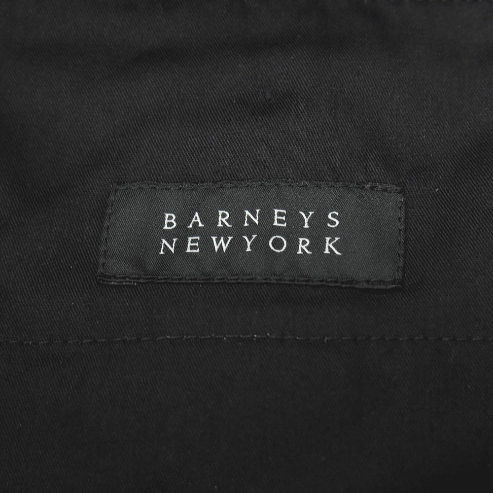 【中古】バーニーズニューヨーク BARNEYS NEWYORK ストレッチ ナイロン イージースラックスパンツ ダークネイビー【サイズ44】【 状態ランクB 】【 メンズ 】