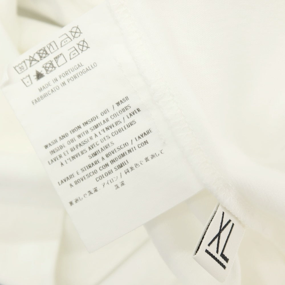【中古】アプライド アート フォームズ APPLIED ART FORMS アクリル ロゴプリント クルーネック 半袖Tシャツ ホワイト【サイズXL】【 状態ランクA 】【 メンズ 】