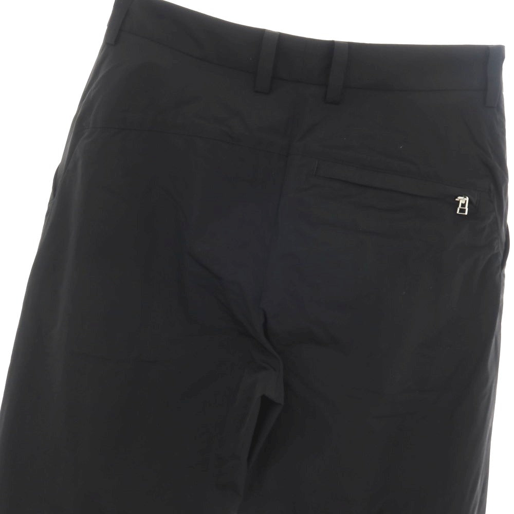 【中古】エヌティーエヌ NTN 3D STRAIGHT SLACKS ポリエステルコットン カジュアルスラックスパンツ ブラック【サイズ1】【 状態ランクA 】【 メンズ 】