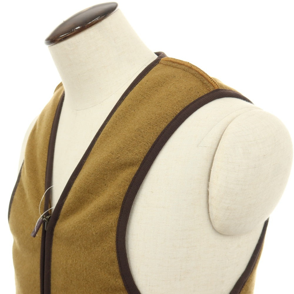 【中古】バブアー Barbour アクリル ジップアップ ファー ライナーベスト ブラウン【サイズ40】【 状態ランクB 】【 メンズ 】