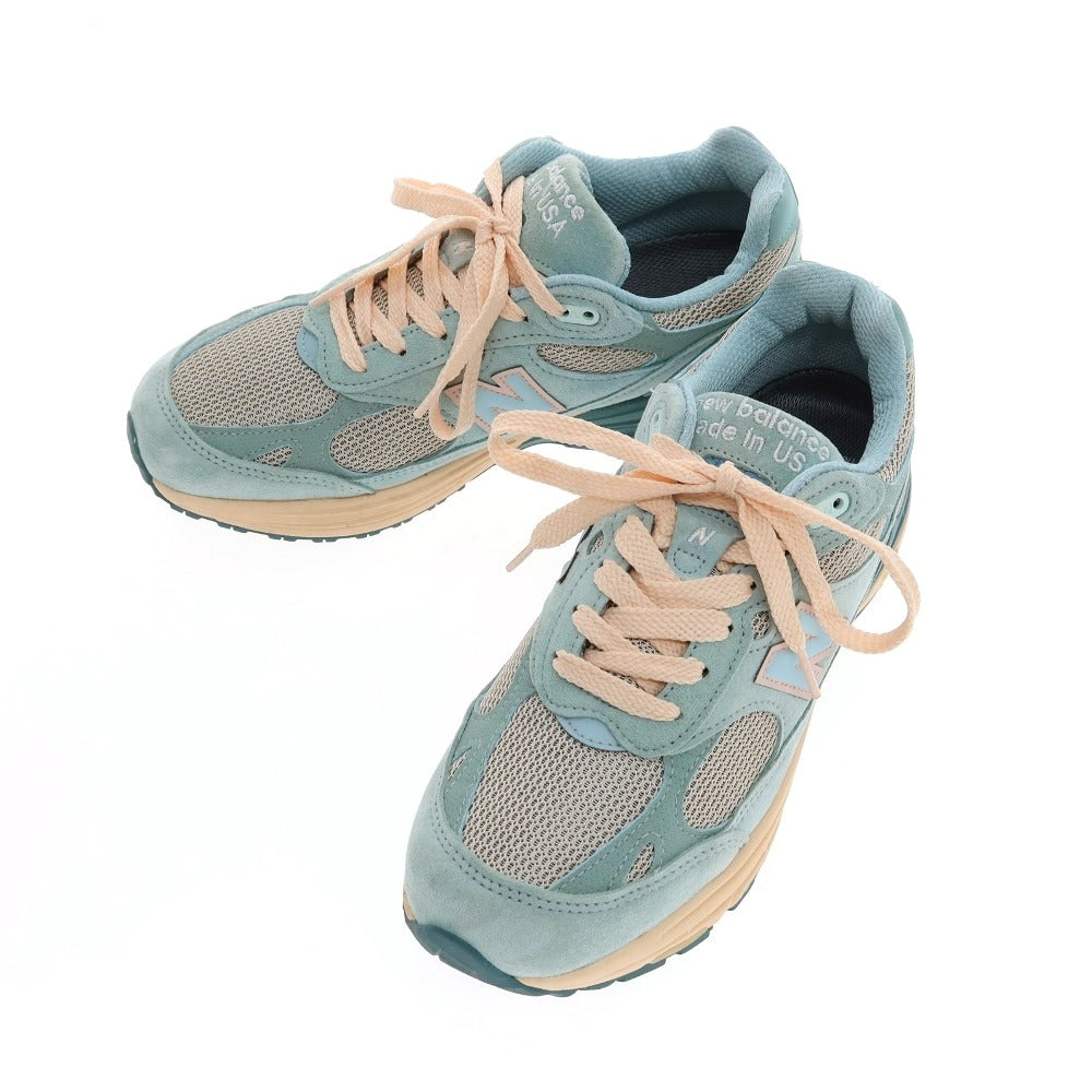【中古】ニューバランス NEW BALANCE MR993JF1 × JOE FRESHGOODS スエード スニーカー アクアブルー【サイズ26】【メンズ】 中古】ニューバランス NEW BALANCE MR993JF1 × JOE FRESHGOODS