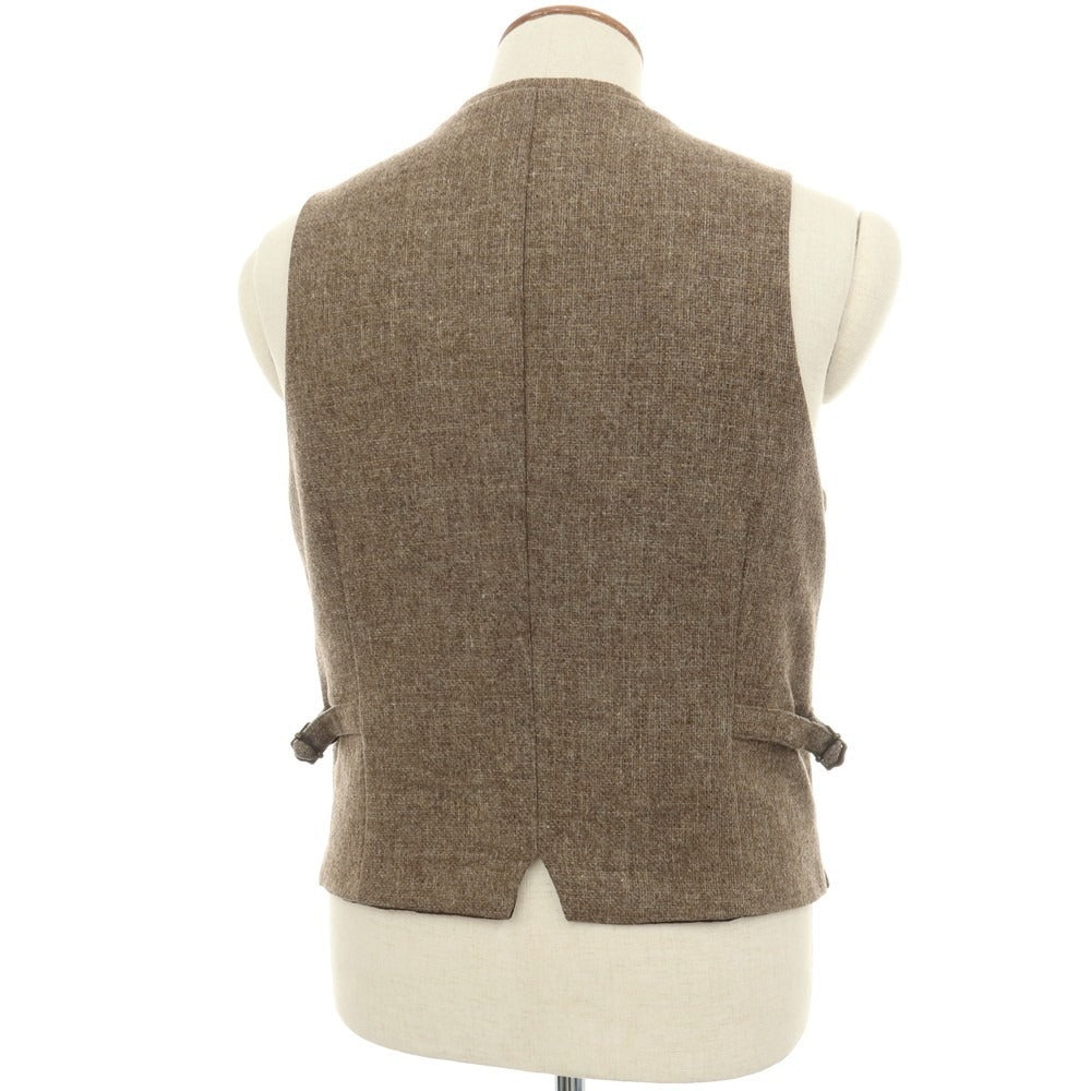【中古】マッキントッシュ ロンドン MACKINTOSH LONDON ウール ドレス系ジレ ベスト ブラウン【サイズM】【 状態ランクB 】【 メンズ 】