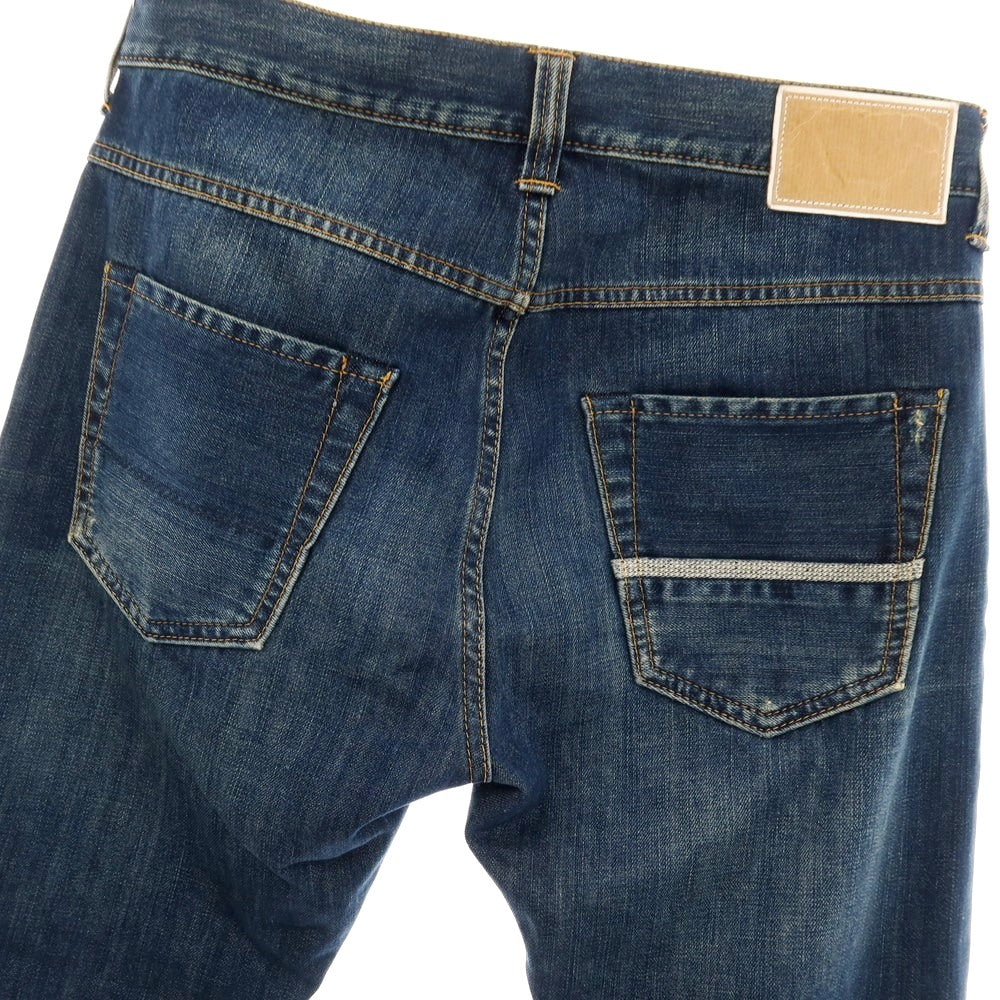 【中古】ケアレーベル Care label tight 202 コットン デニムパンツ ジーンズ ネイビー【サイズ31】【 状態ランクC 】【 メンズ 】