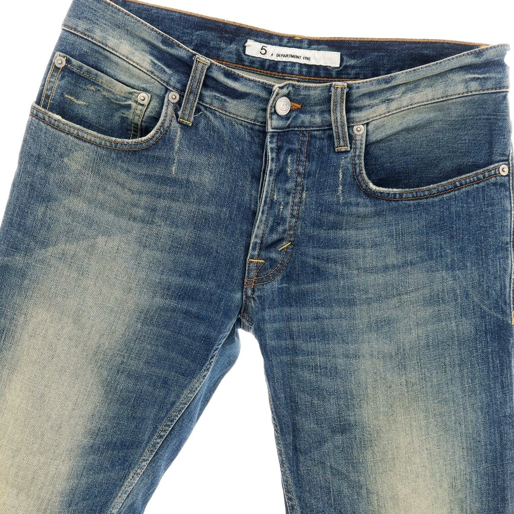 【中古】デパートメントファイブ Department5 ストレッチ コットン デニムパンツ ジーンズ ネイビー【サイズ31】【 状態ランクC 】【 メンズ 】