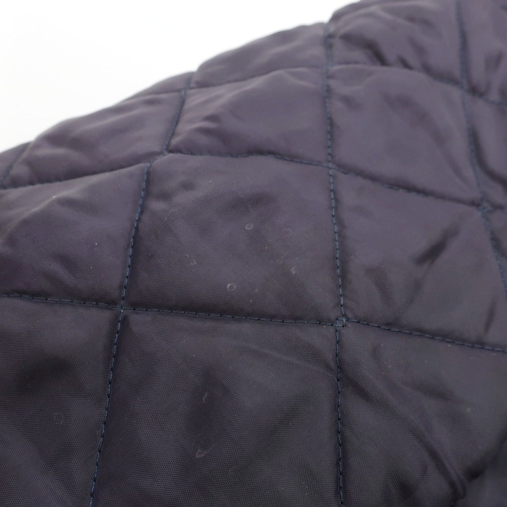 【中古】ラベンハム LAVENHAM ポリエステエル 中綿入り キルティングブルゾン ダークパープル【サイズ36】【 状態ランクC 】【 メンズ 】