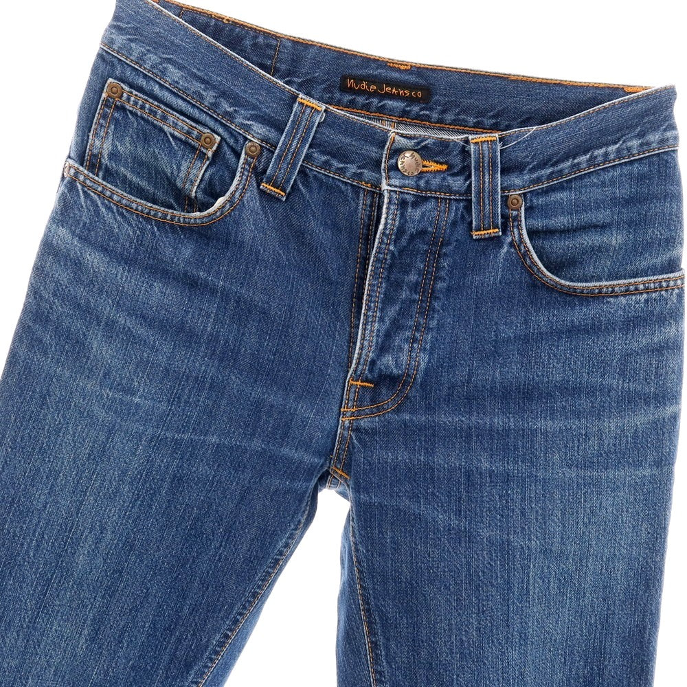 【中古】ヌーディージーンズ Nudie Jeans コットン デニムパンツ ジーンズ ブルー【サイズ30】【 状態ランクB 】【 メンズ 】