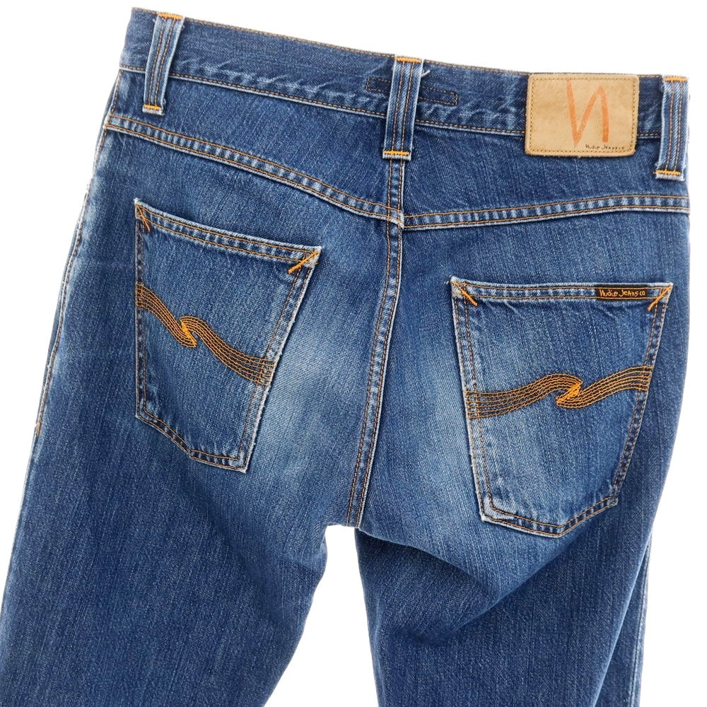 【中古】ヌーディージーンズ Nudie Jeans コットン デニムパンツ ジーンズ ブルー【サイズ30】【 状態ランクB 】【 メンズ 】