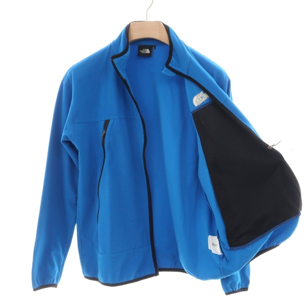 【中古】ザノースフェイス THE NORTH FACE ポリエステル スタンドカラー フリースジャケット ブルー【サイズL】【 状態ランクC 】【 メンズ 】
