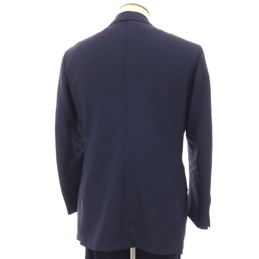 【中古】リングヂャケット RING JACKET MEISTER モヘヤ 3つボタンスーツ ネイビー【サイズ表記なし(M位)】【 状態ランクB 】【 メンズ 】