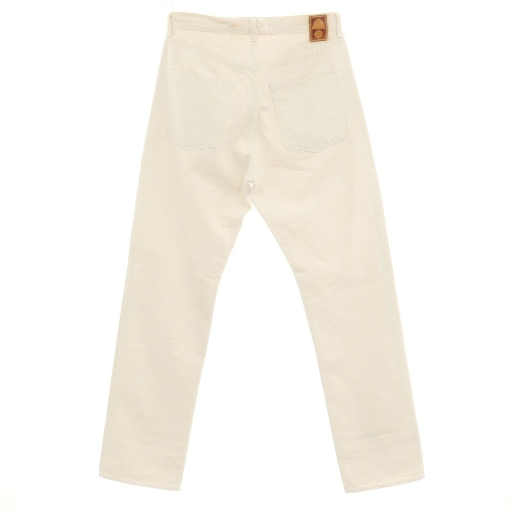 【中古】コトル cottle コットンリネン デニムパンツ アイボリー【サイズ3】【 状態ランクC 】【 メンズ 】