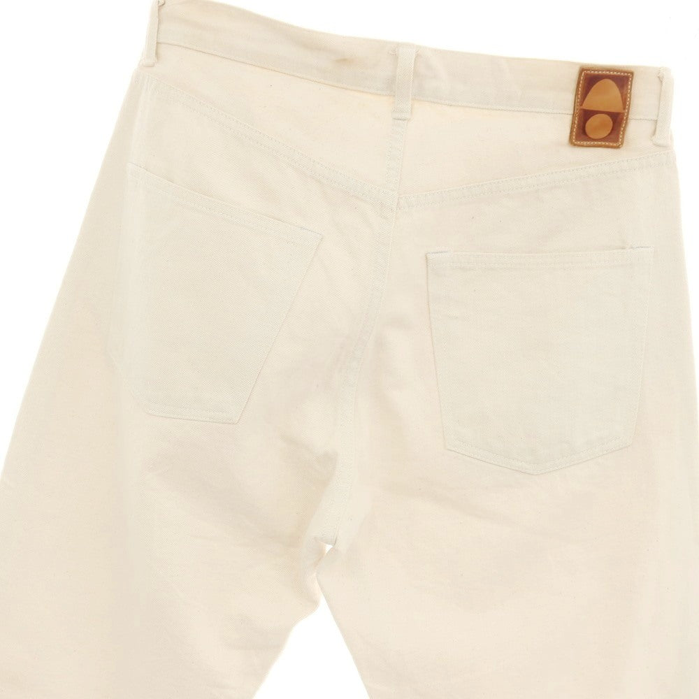 【中古】コトル cottle コットンリネン デニムパンツ アイボリー【サイズ3】【 状態ランクC 】【 メンズ 】