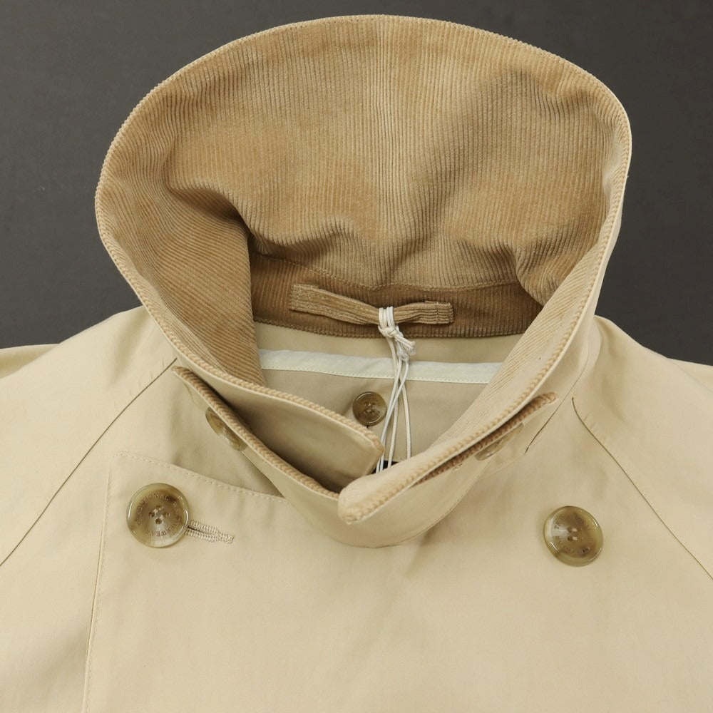 【中古】トラディショナルウェザーウェア Traditional Weatherwear コットン ストームシール ダブルブレストコート ベージュ【サイズ36】【 状態ランクB 】【 メンズ 】
