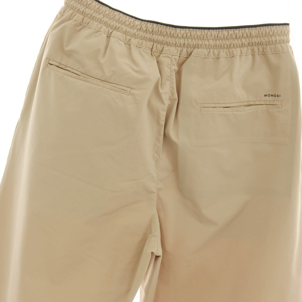 【中古】【未使用】モノビ MONOBI BIOTEX EASY PANT ポリエステル イージーパンツ ベージュ【サイズM】【 状態ランクS 】【 メンズ 】