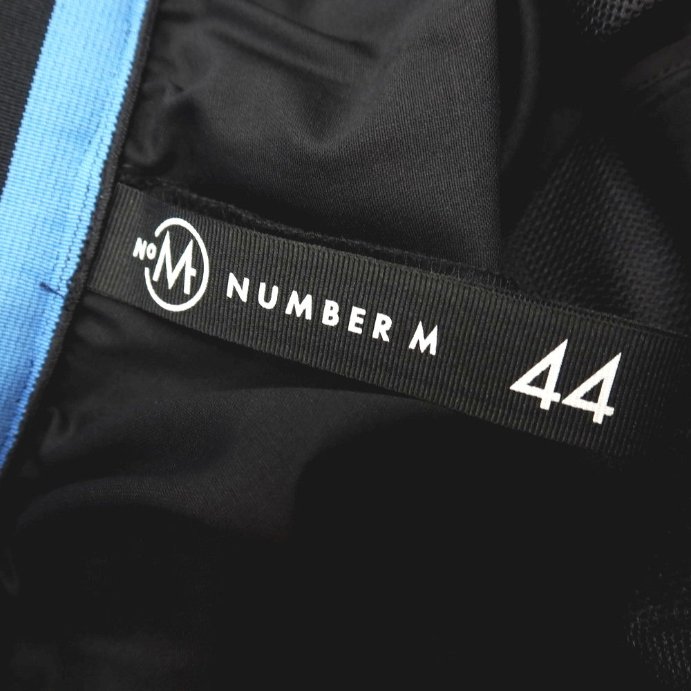 【中古】ナンバーエム NUMBER M ストレッチ ウールナイロン イージーパンツ ブラック【サイズ44】【 状態ランクC 】【 メンズ 】