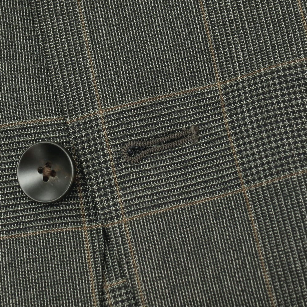 【中古】スーツセレクト SUIT SELECT ウール チェック 2つボタンスーツ グレー【サイズA4】【 状態ランクA 】【 メンズ 】
