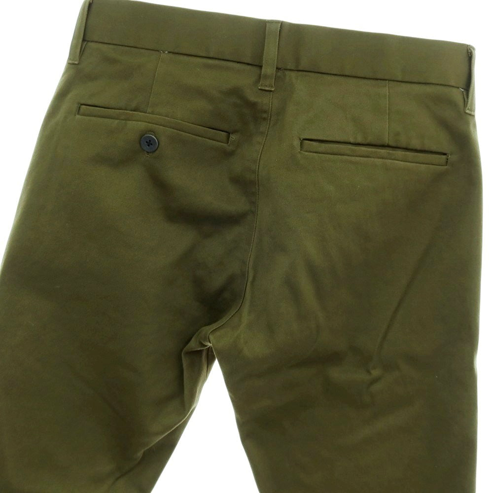 【中古】クロ KURO ストレッチ コットン チノパンツ オリーブ【サイズ28】【 状態ランクB 】【 メンズ 】