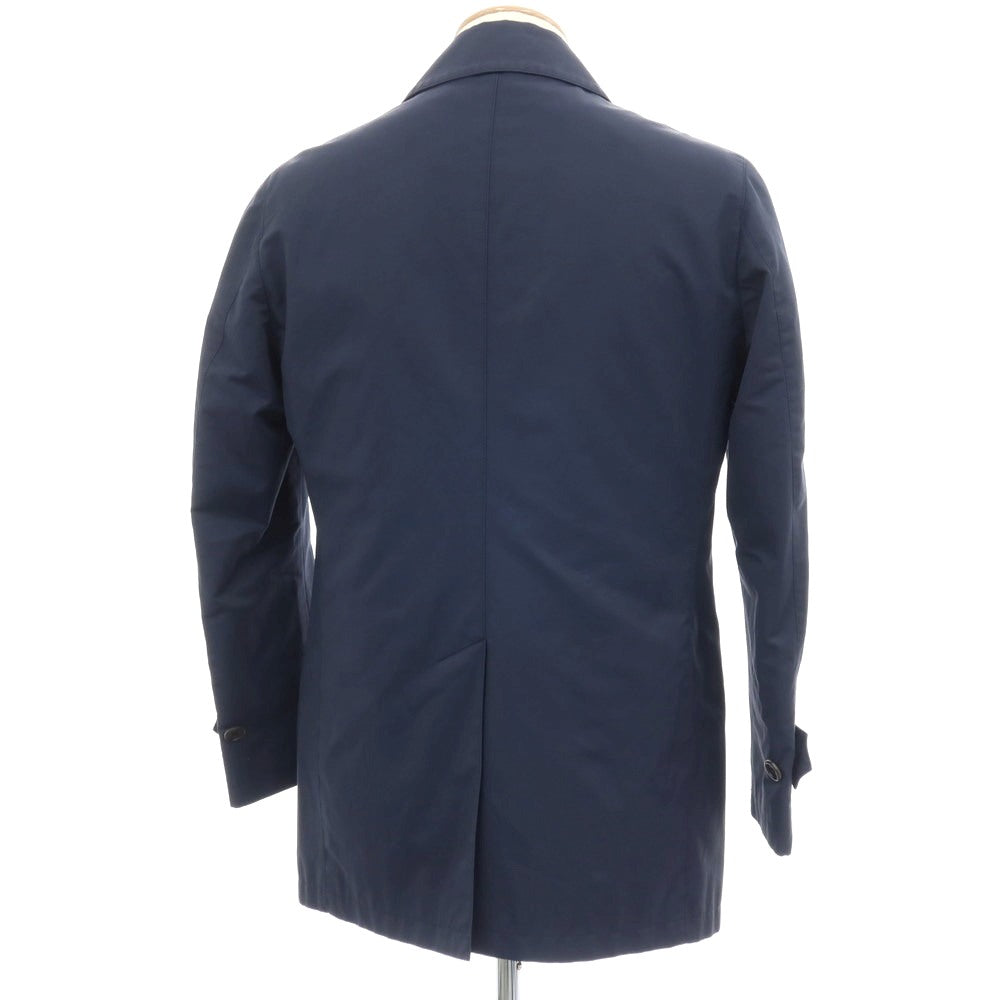 【中古】ポールスミスコレクション PAUL SMITH COLLECTION コットンナイロン ステンカラーコート ネイビー【サイズS】【 状態ランクC 】【 メンズ 】