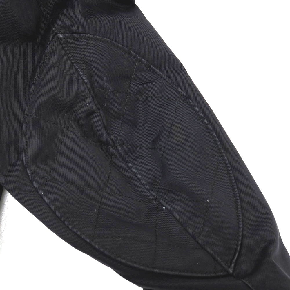 【中古】ダンヒル Dunhill ツイル コットン スタンドカラー ワークジャケット ダークネイビー【サイズM(R fit)】【 状態ランクC 】【 メンズ 】
