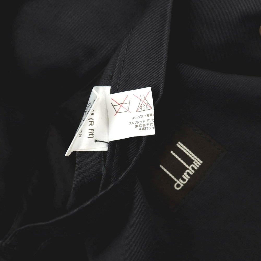 【中古】ダンヒル Dunhill ツイル コットン スタンドカラー ワークジャケット ダークネイビー【サイズM(R fit)】【 状態ランクC 】【 メンズ 】