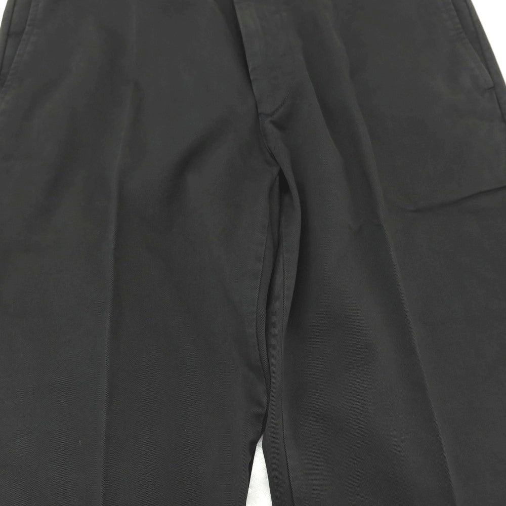 【中古】インコテックス INCOTEX ツイルコットン カジュアルスラックスパンツ ダークグレー【サイズ50】【 状態ランクB 】【 メンズ 】