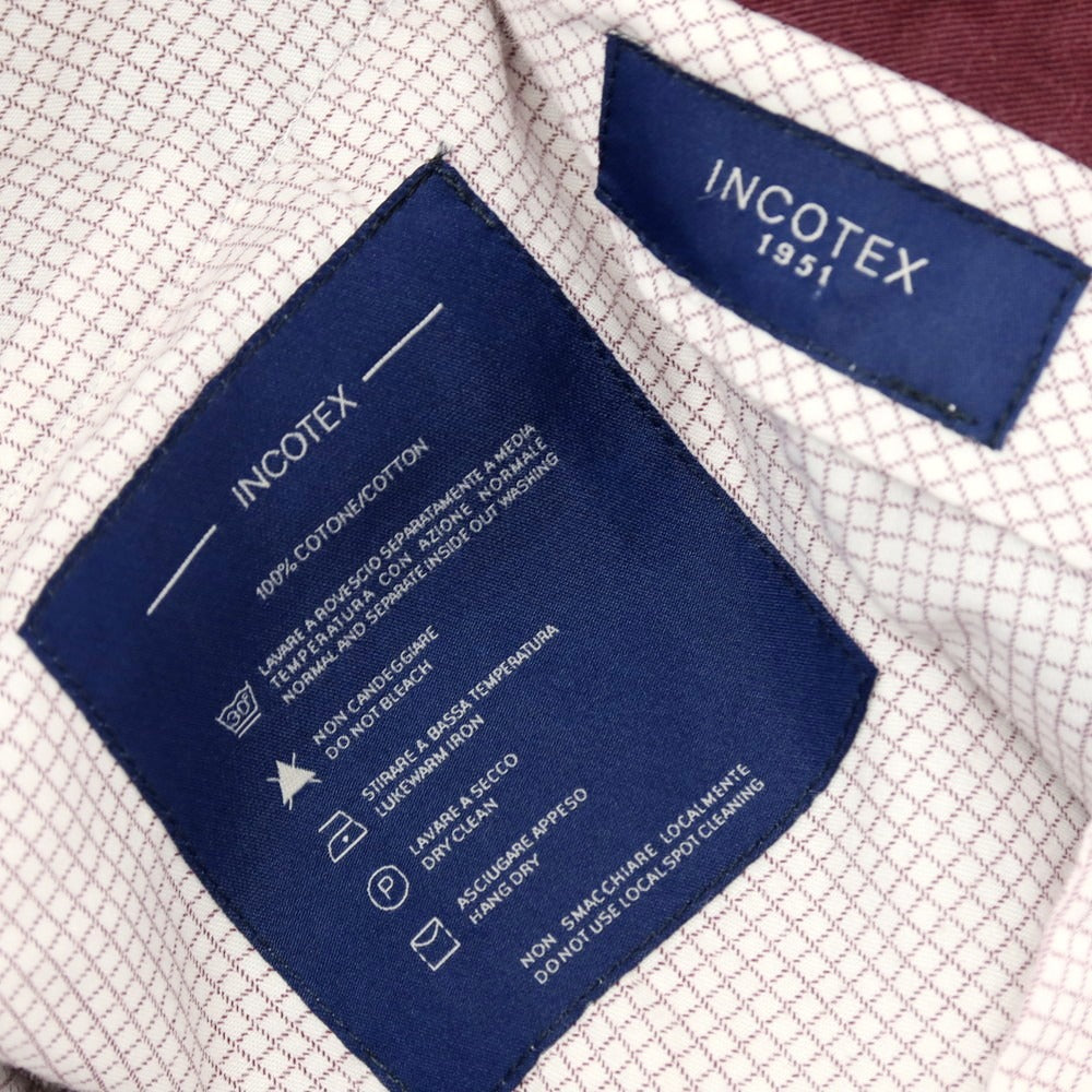【SALE30%OFF/返品不可】【中古】インコテックス INCOTEX コットン カジュアルスラックスパンツ ネイビー【 サイズ52 】【 状態ランクB 】【 メンズ 】