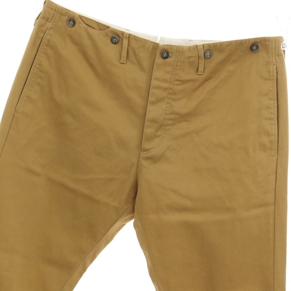 【中古】ピーティーゼロウーノ PT01 BEAMS F別注 MARINE CHINO コットン チノパンツ イエローオーカー系【サイズ52】【 状態ランクB 】【 メンズ 】