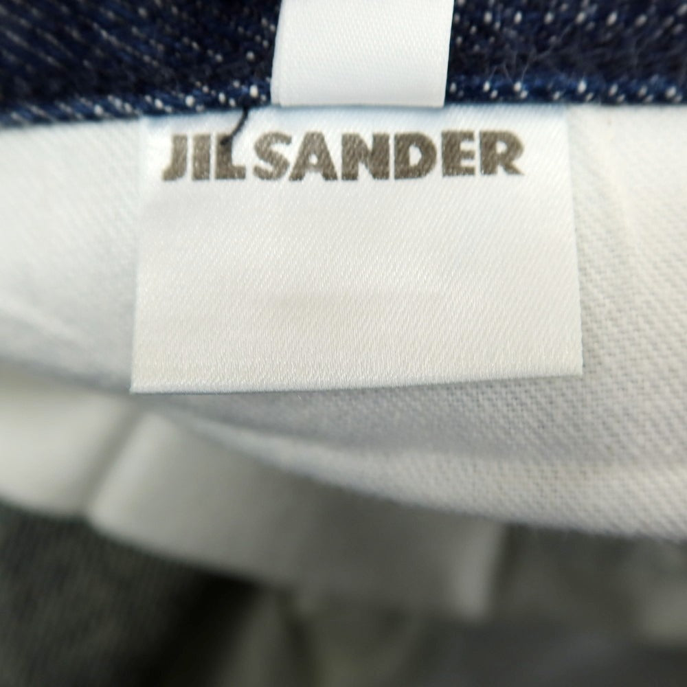 【中古】ジルサンダー JIL SANDER コットン デニムパンツ ジーンズ ネイビー【サイズ34】【 状態ランクB 】【 メンズ 】