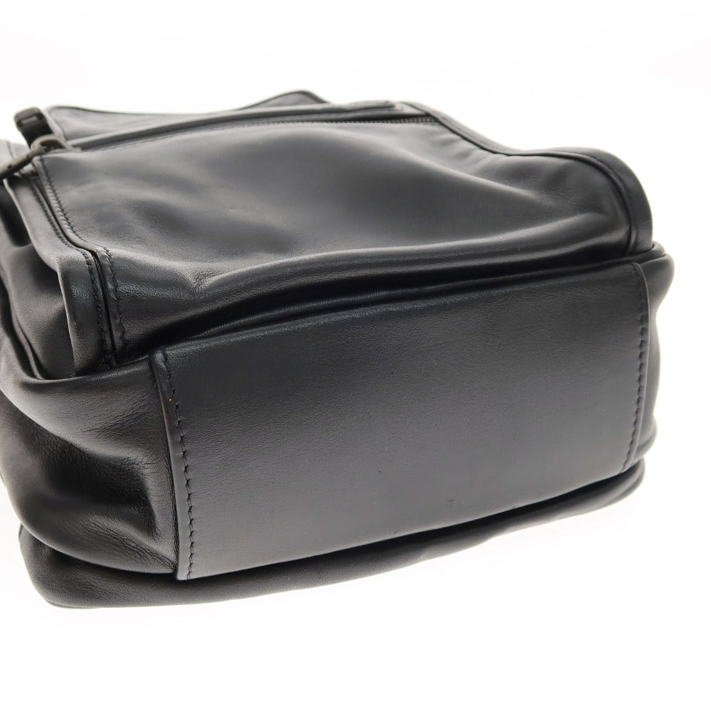 【中古】トゥミ TUMI 92106D4 レザー ショルダーバッグ ブラック【 状態ランクB 】【 メンズ 】