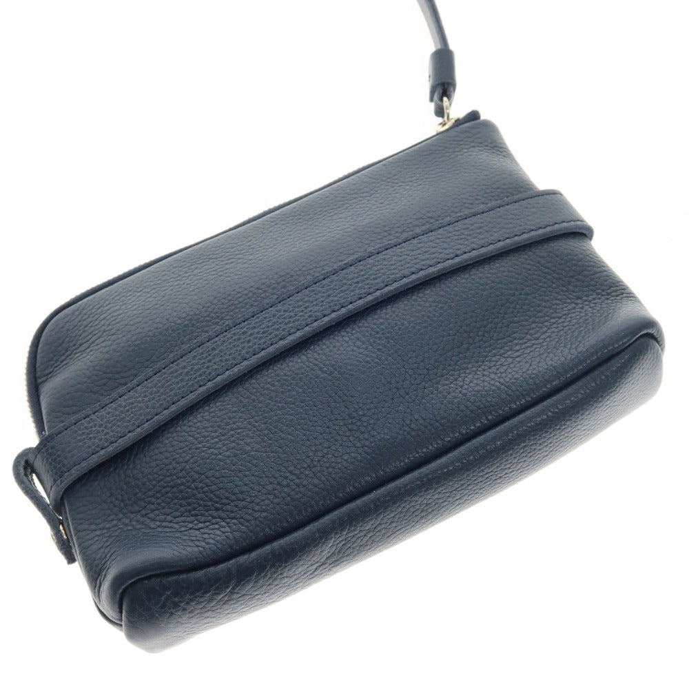【中古】カルティベイト CULTIVATE CV20sssp010 レザー クラッチバッグ ライトネイビー【 状態ランクA 】【 メンズ 】