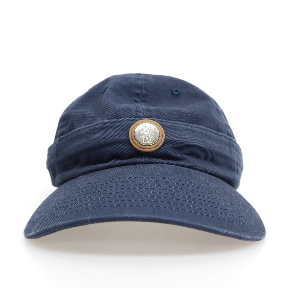 【中古】モンクレール MONCLER 2WAY ツイルコットン キャップ 帽子 ネイビー【サイズONE SIZE】【 状態ランクC 】【 メンズ 】