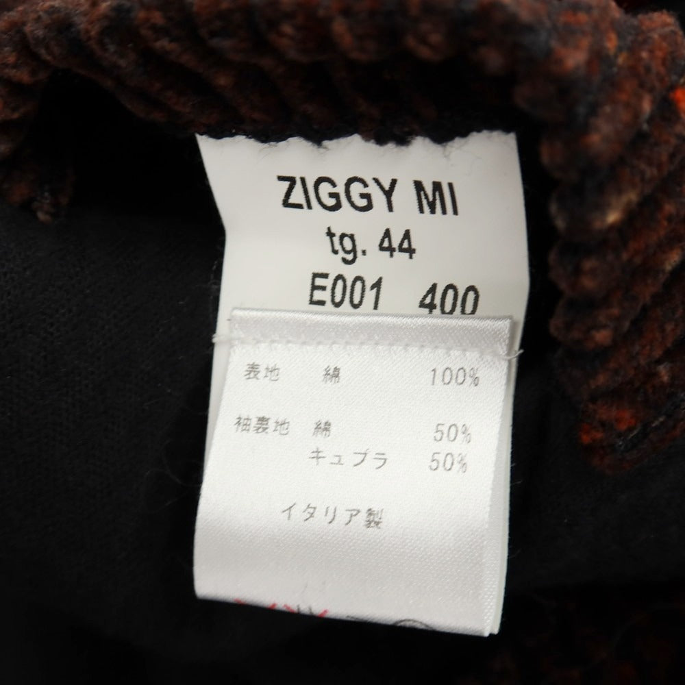 【中古】ザ ジジ THE GIGI コットン 太畝コーデュロイ ダブル8B カジュアルジャケット ブラウン【サイズ44】【 状態ランクB 】【 メンズ 】
