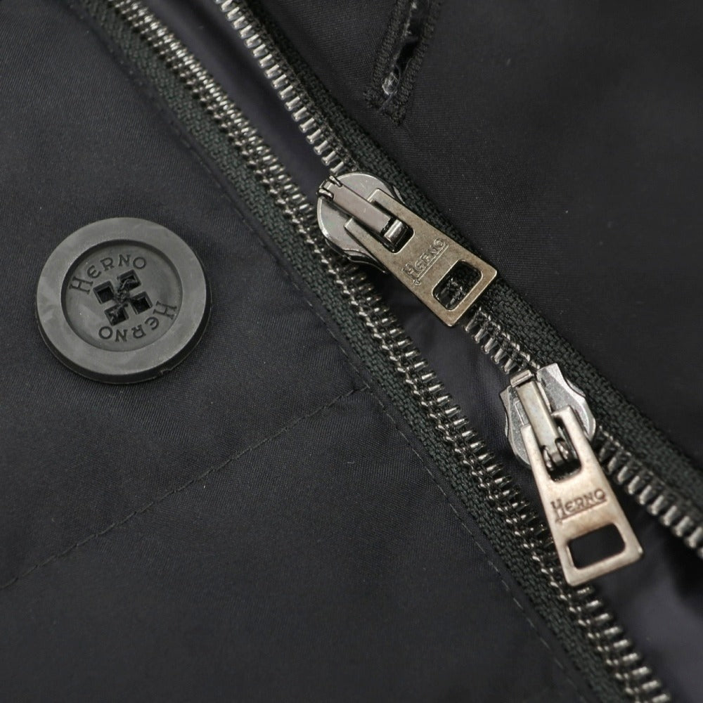 【中古】ヘルノ Herno Laminar GORE-TEX INFINIUM WINDSTOPPER テーラード ダウンジャケット ブラック【サイズ46】【 状態ランクB 】【 メンズ 】