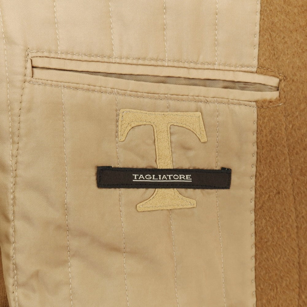 【中古】タリアトーレ TAGLIATORE キャメル ダブルブレストコート ライトブラウン【サイズ44】【 状態ランクB 】【 メンズ 】
