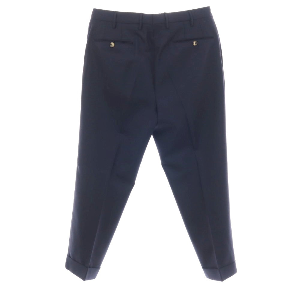 【SALE30%OFF/返品不可】【中古】ピーティーゼロウーノ PT01 the DRAPER ウール ドレススラックスパンツ ダークネイビー【 サイズ50 】【 状態ランクC 】【 メンズ 】