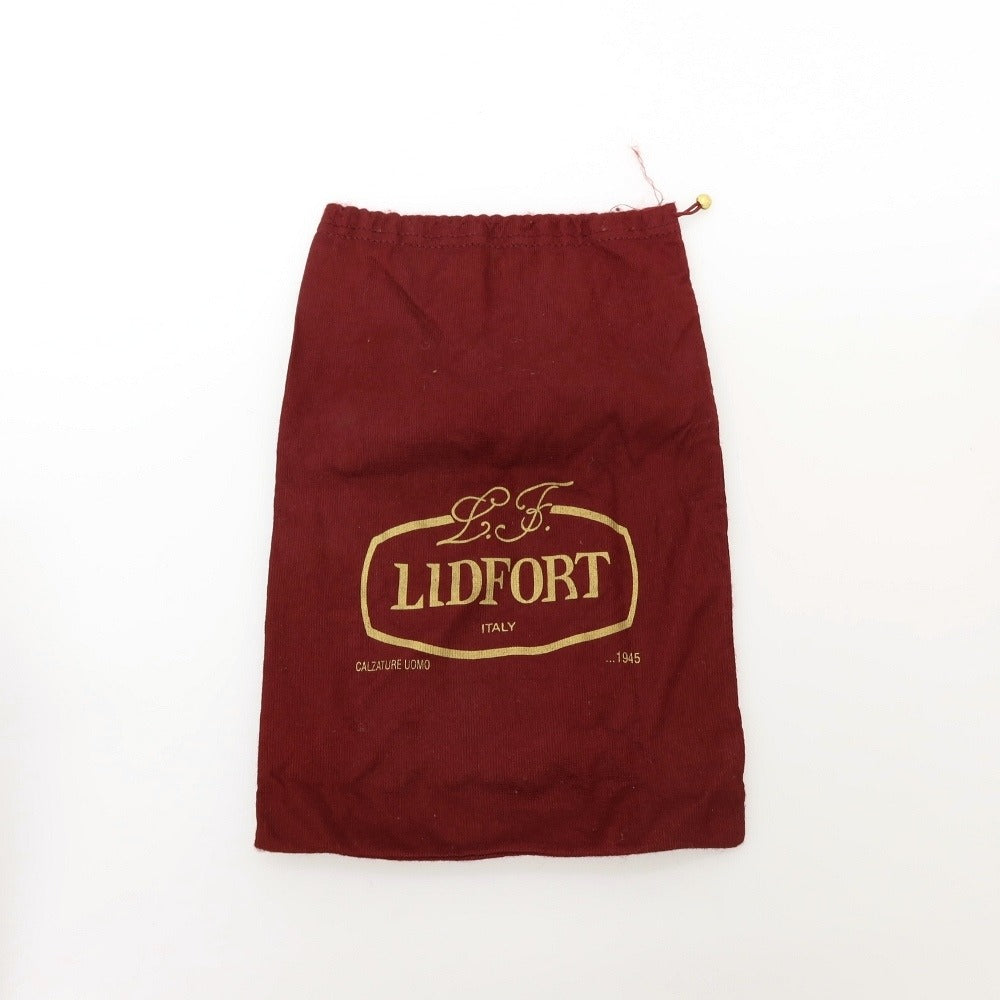 【中古】リドフォルト LIDFORT レザー ドレスシューズ ブラウン【サイズ8 1/2】【 状態ランクC 】【 メンズ 】