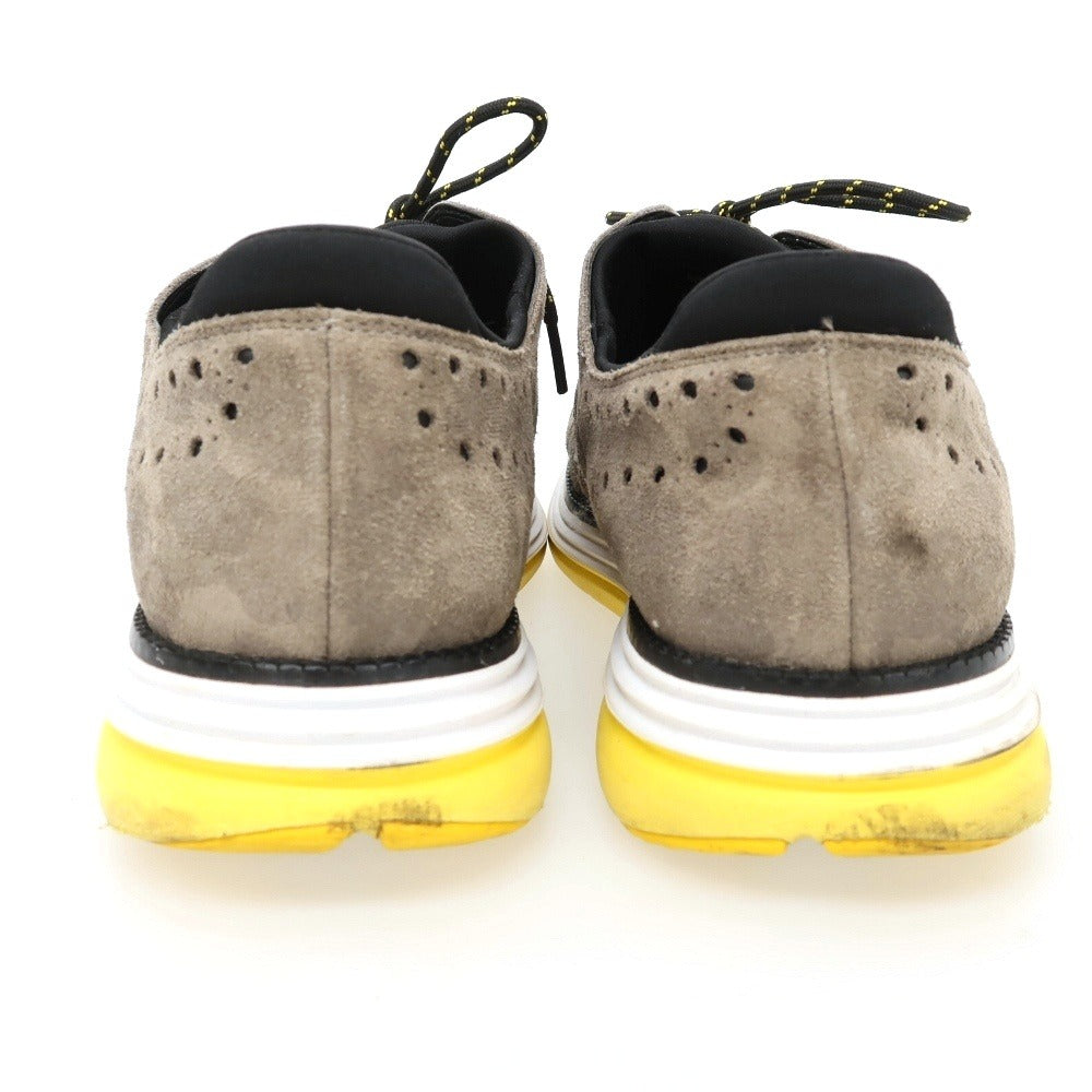 【中古】コールハーン COLE HAAN スエード スニーカー ダークベージュ【サイズ10】【 状態ランクB 】【 メンズ 】