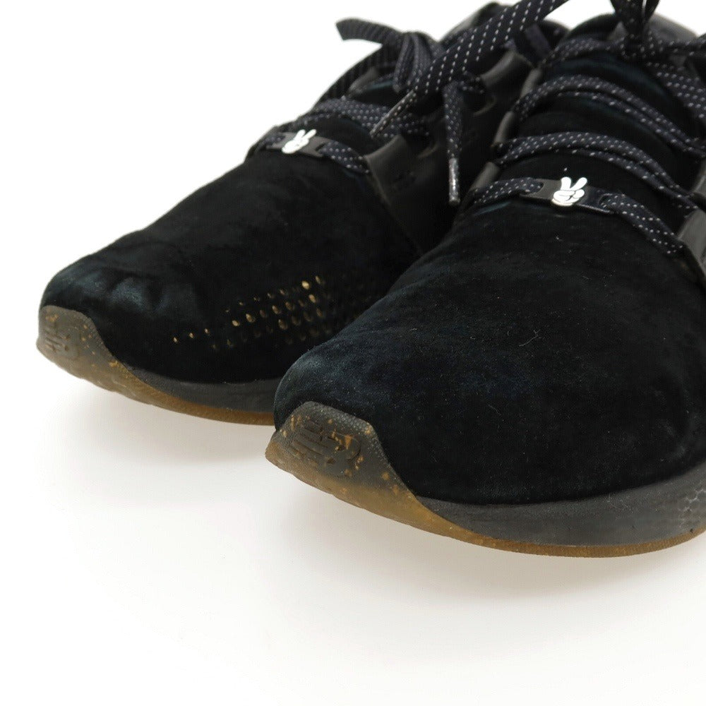【中古】ニューバランス NEW BALANCE スエード スニーカー ブラック【サイズ29】【 状態ランクC 】【 メンズ 】