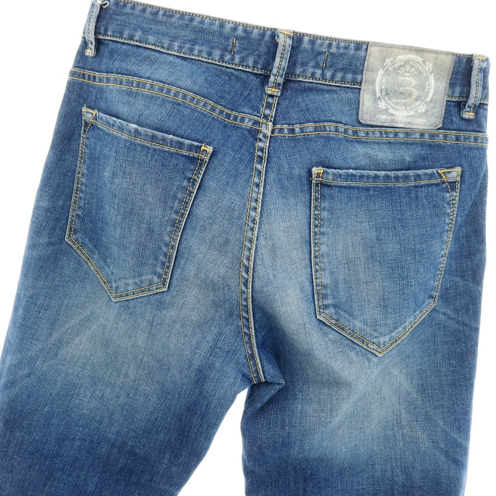 【中古】バルバ BARBA jomud collection ストレッチ コットン系 デニムパンツ ジーンズ ライトブルー【サイズ表記なし(S位)】【 状態ランクC 】【 メンズ 】