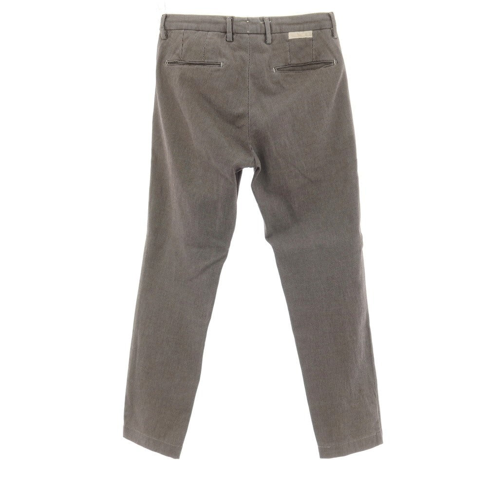【SALE30%OFF/返品不可】【中古】マイケルコール MICHAEL COAL LEISURE LUNGO ストレッチ コットン カジュアルスラックスパンツ ブラックxグレージュ【 サイズ44 】【 状態ランクB 】【 メンズ 】