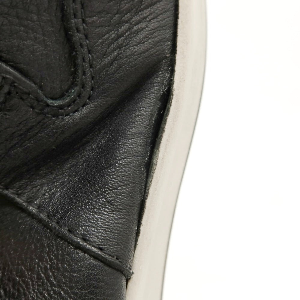 【中古】ボッテガヴェネタ BOTTEGAVENETA レザー スニーカー ブラック【サイズ40 1/2】【 状態ランクC 】【 メンズ 】