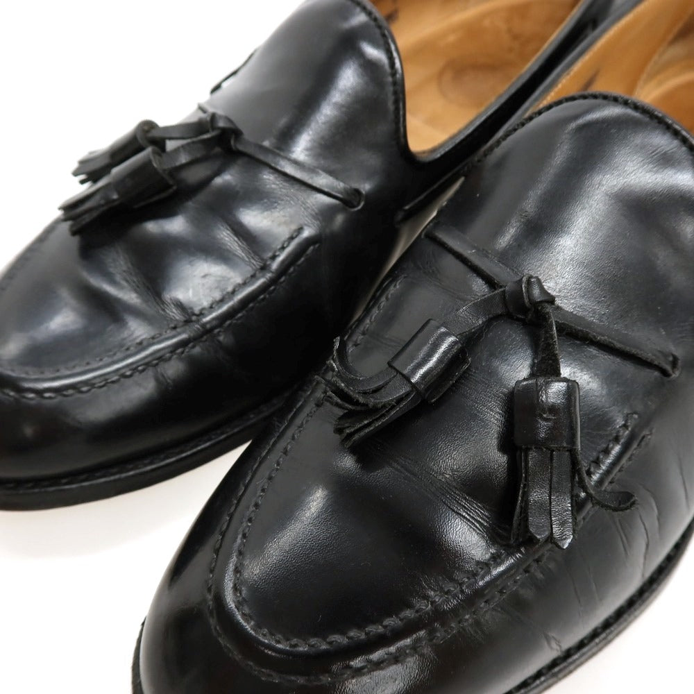 【中古】チーニー CHEANEY カーフ ローファー ブラック【サイズ7】【 状態ランクC 】【 メンズ 】
