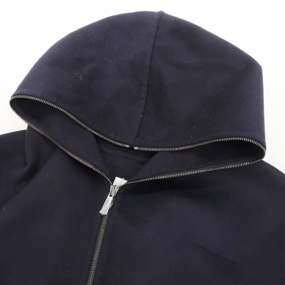 【新品】マーロ Malo ウールカシミヤ フルジップ フーデッドブルゾン ネイビー【サイズXL】【 状態ランクN 】【 メンズ 】