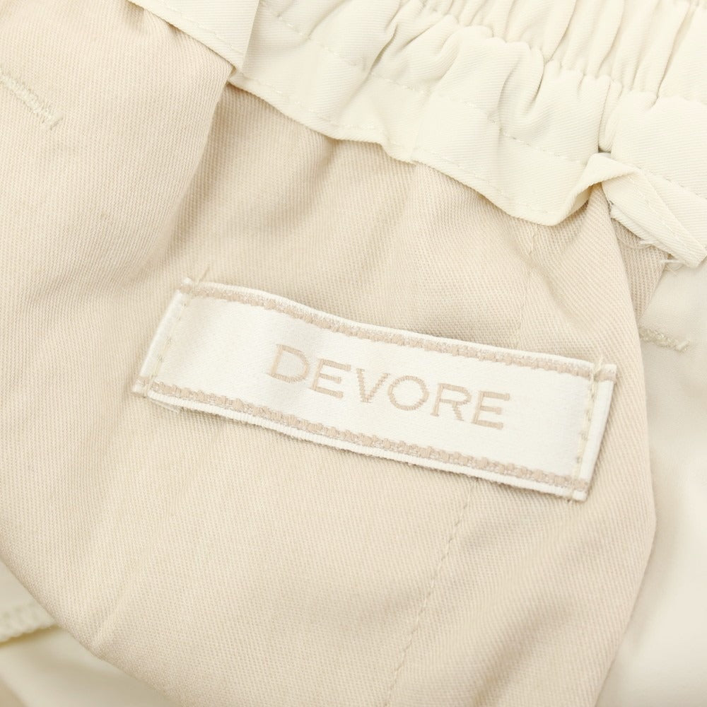 【新品】デヴォレ インチピット DEVORE Incipit ストレッチ ナイロン イージースラックスパンツ ライトベージュ【サイズ52】【 状態ランクN 】【 メンズ 】