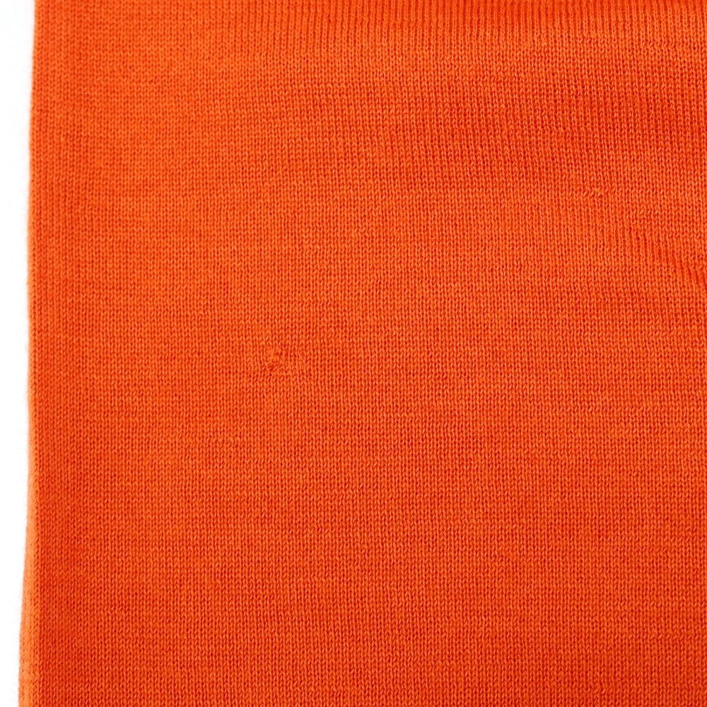 【中古】クルチアーニ CRUCIANI ハイゲージ カシミヤシルク ニット カーディガン オレンジ【サイズ46】【 状態ランクB 】【 メンズ 】