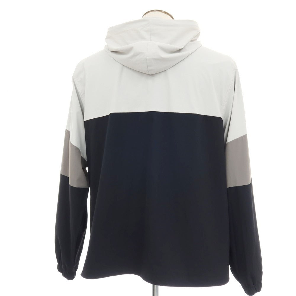 【中古】イーストサイドゴルフ Eastside Golf ストレッチ ナイロン カラーブロッキング ウインドブレーカー ブルゾン ブラックxグレー【サイズ2XL】【 状態ランクB 】【 メンズ 】