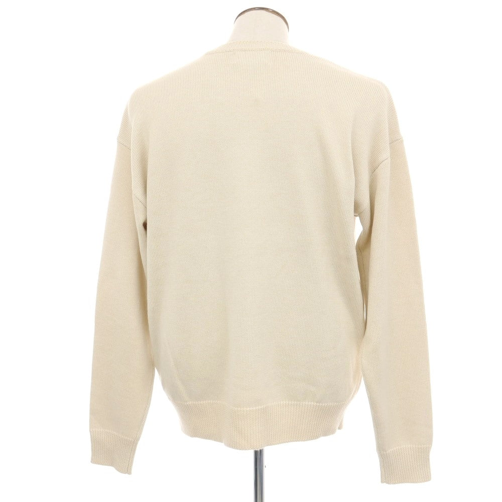 【中古】イーストサイドゴルフ Eastside Golf ポリエステルアクリルナイロンウール スウィングマン セーター プルオーバーニット ライトベージュ【サイズL】【 状態ランクB 】【 メンズ 】