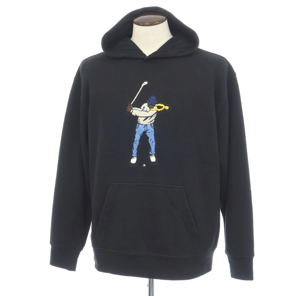 【中古】イーストサイドゴルフ Eastside Golf コットンポリエステル スウェット スウィングマン プルオーバー パーカー ブラック【サイズXL】【 状態ランクC 】【 メンズ 】