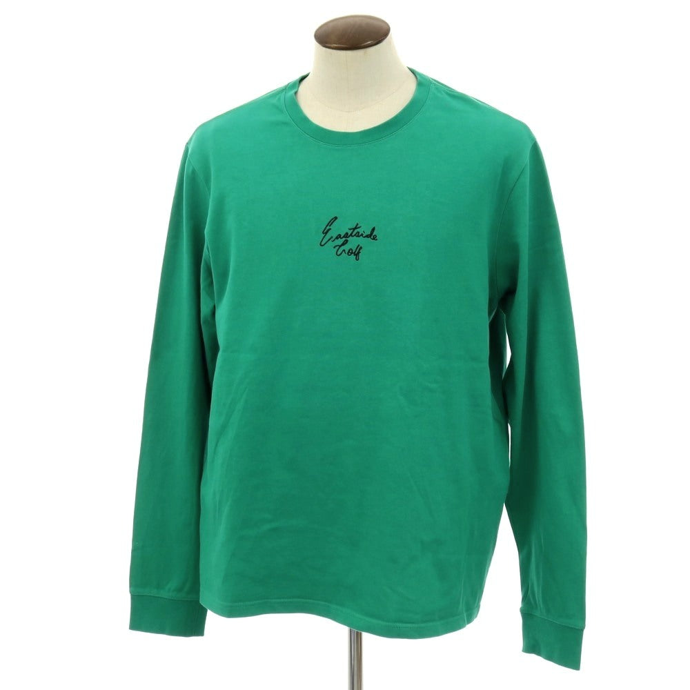 【中古】イーストサイドゴルフ Eastside Golf コットン クルーネック 長袖Tシャツ グリーン【サイズXXL】【 状態ランクC 】【 メンズ 】